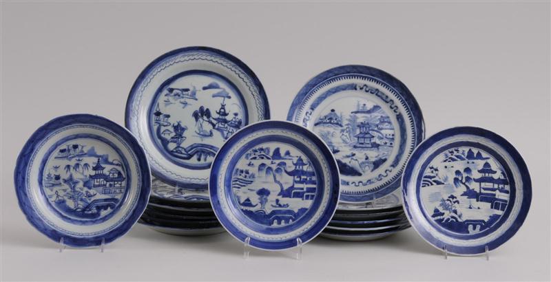 FIFTEEN CANTON BLUE AND WHITE