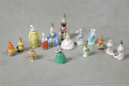 FIFTEEN FIGURAL PERFUME BOTTLES.