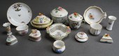 FIFTEEN HEREND PORCELAIN TABLE