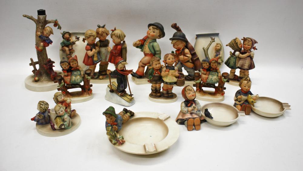 FIFTEEN HUMMEL PORCELAINS, MARKS
