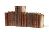 FIFTEEN LEATHERBOUND BOOKS.  I