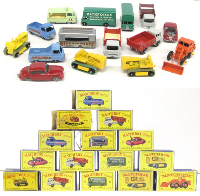 FIFTEEN MATCHBOX TOY VEHICLES
