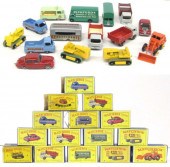 FIFTEEN MATCHBOX TOY VEHICLES