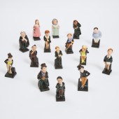 Fifteen Miniature Royal Doulto