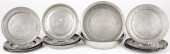FIFTEEN PEWTER PLATES AND BOWL