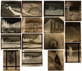 FIFTEEN PHOTOGRAPHIC GLASS NEG