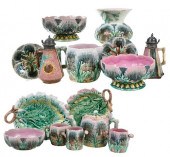 FIFTEEN PIECES ETRUSCAN MAJOLI