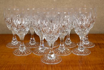 Fifteen pieces of crystal,
