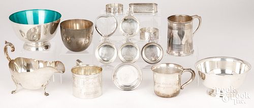 FIFTEEN PIECES OF STERLING SILVER