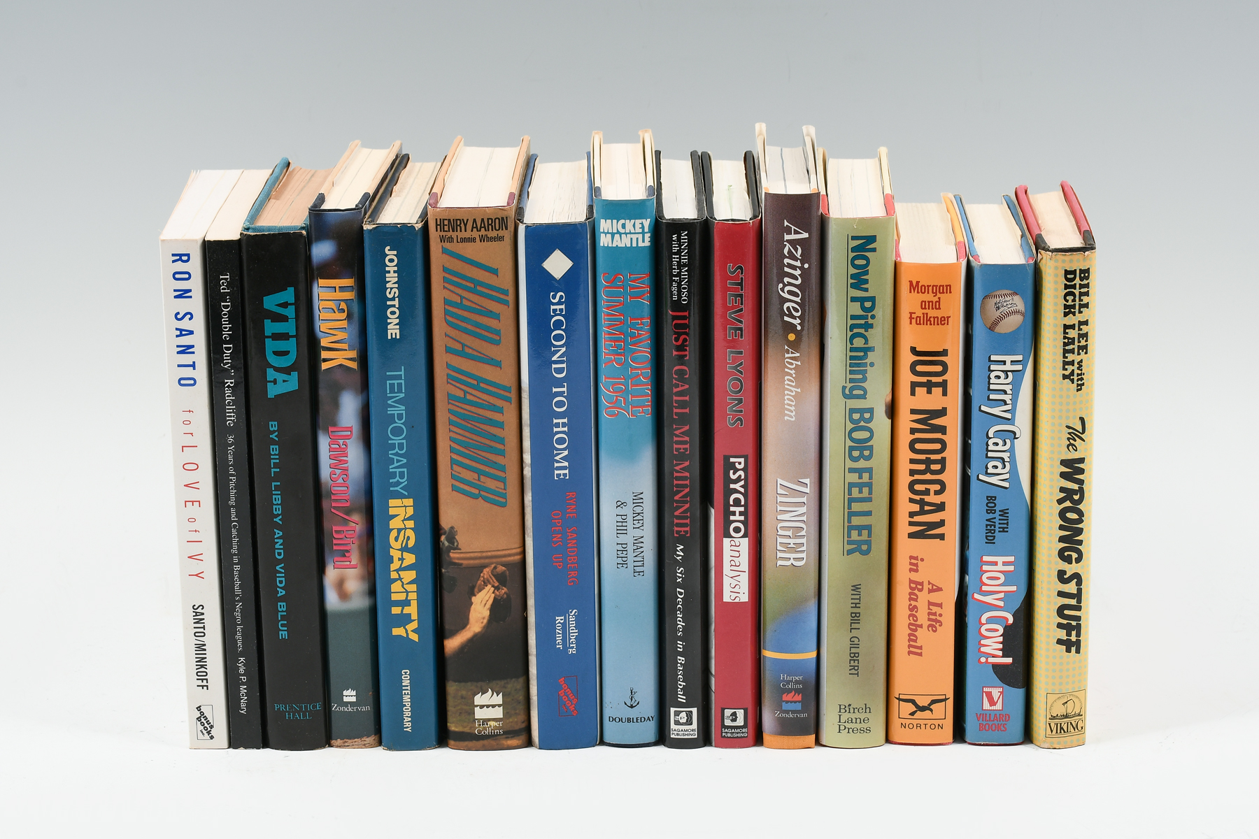 FIFTEEN SIGNED PRO SPORTS BOOKS: 1)