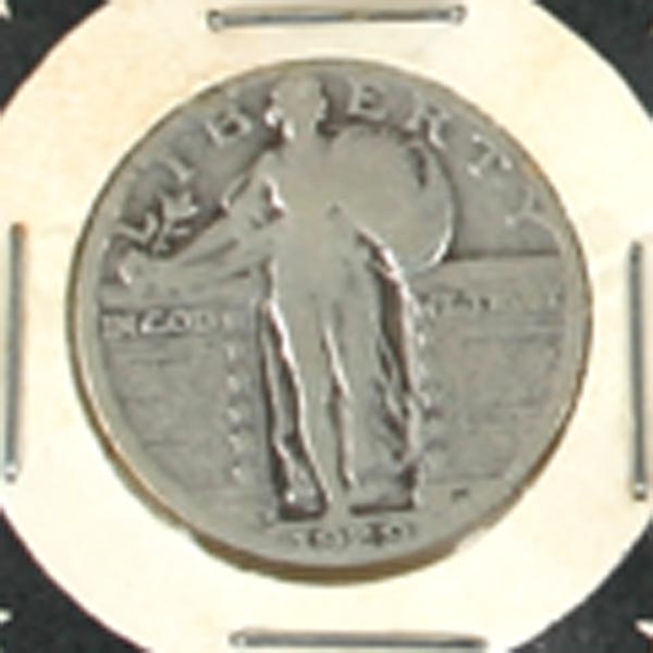 Fifteen Silver Quarter Dollars