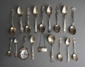 FIFTEEN STERLING SILVER SOUVEN
