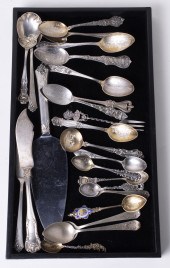 FIFTEEN STERLING SOUVENIR DEMI
