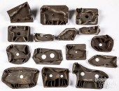 FIFTEEN TIN ANIMAL COOKIE CUTT