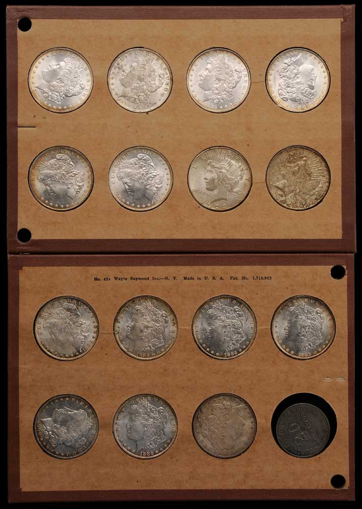 Fifteen U.S. Silver Dollars in