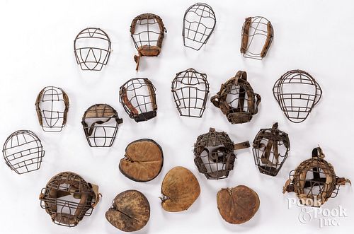 FIFTEEN VINTAGE BASEBALL