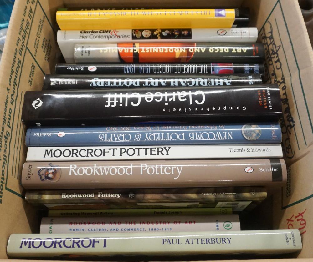 FIFTEEN VOLUMES OF ART POTTERY