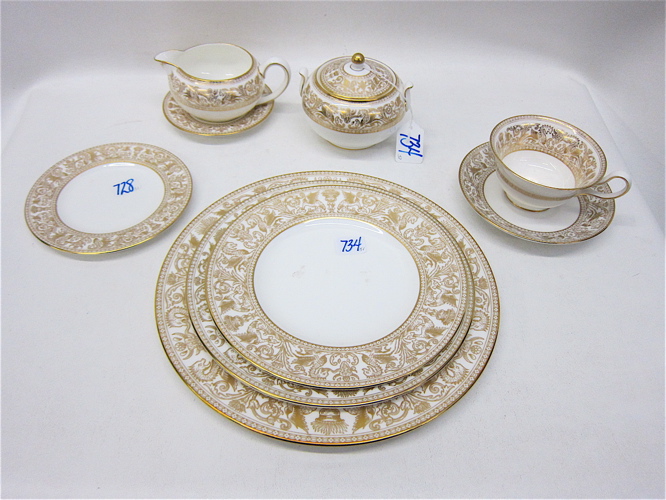 FIFTY-ONE PIECE WEDGWOOD FINE CHINA
