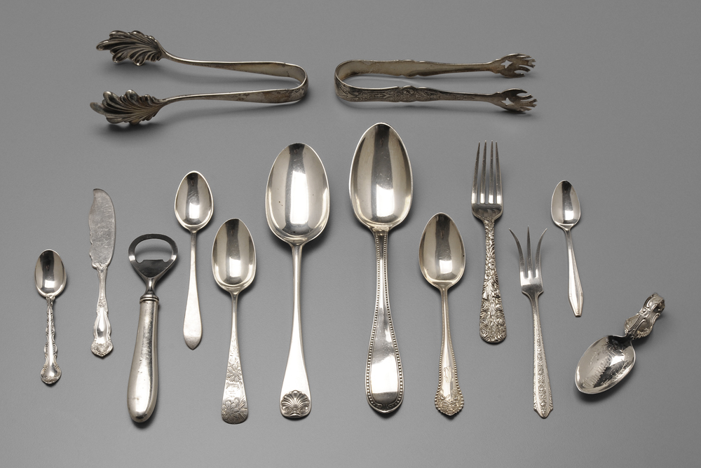 Fifty Pieces Sterling Flatware