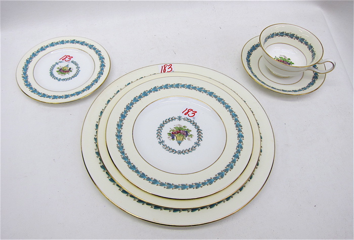 FIFTY-SIX PIECE ENGLISH WEDGWOOD
