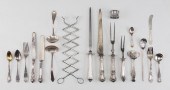 FIFTY-SIX PIECES OF STERLING S