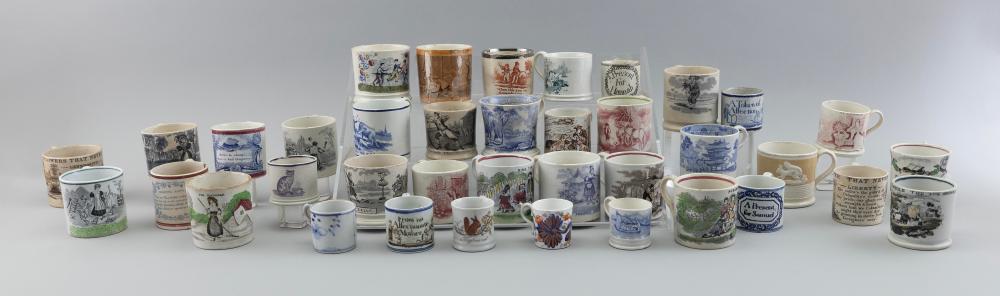 FIFTY-THREE ENGLISH TRANSFERWARE