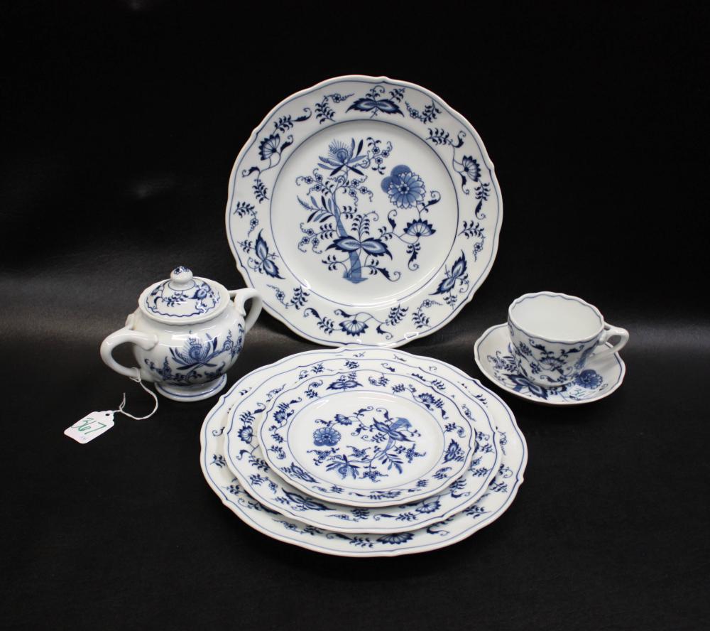 FIFTY-THREE PIECE BLUE DANUBE