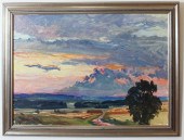 FIGGE HOLGREN OIL ON BOARDFIGG