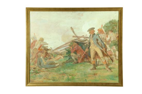 FIGHT AT THE RAIL FENCE  BUNKER