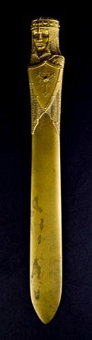 FIGURAL A. DAHL BRONZE LETTER
