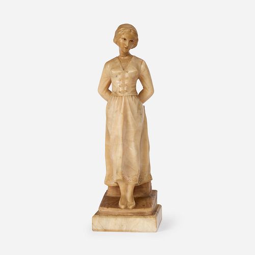 FIGURAL ALABASTER LAMP (NO