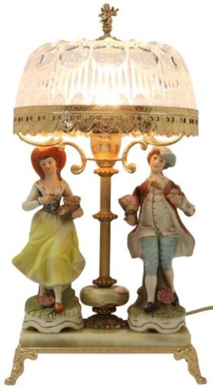 FIGURAL BISQUE PORCELAIN & MOLDED