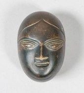 FIGURAL BRASS INDIAN POWDER JA