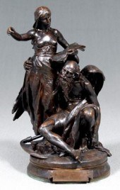 Figural bronze, Auguste Paris,