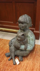 FIGURAL BRONZE SCULPTUREFIGURA