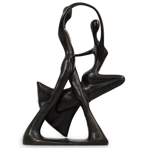 FIGURAL BRONZE TANGO DANCING