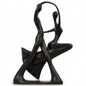 FIGURAL BRONZE TANGO DANCING S