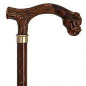 FIGURAL BULLDOG WALKING STICKD