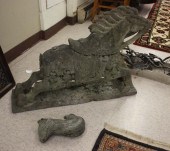 FIGURAL CAST CONCRETE GARDEN S