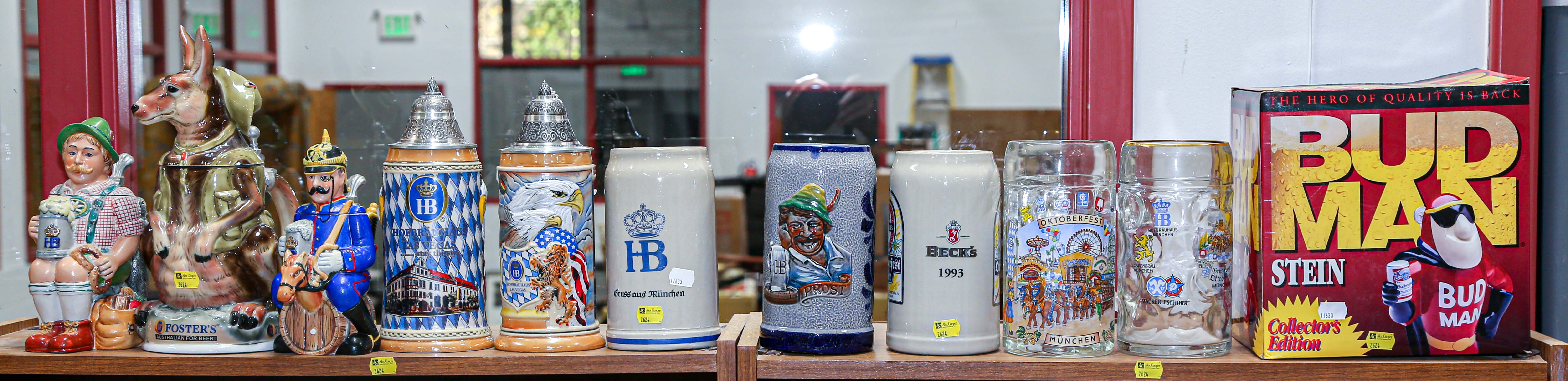 FIGURAL GERMAN STEINS & OTHERS
