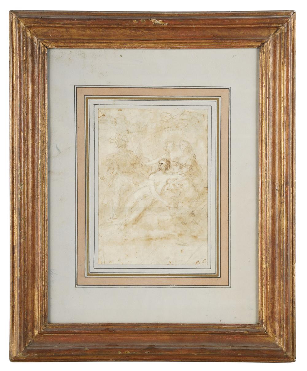FIGURAL GROUP SCENEItalian Old
