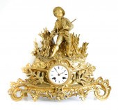FIGURAL HARVEST CLOCK, MANNER