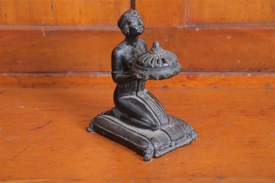 FIGURAL INCENSE BURNER. Egyptian