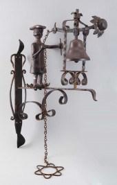FIGURAL METAL DOORBELL EARLY T