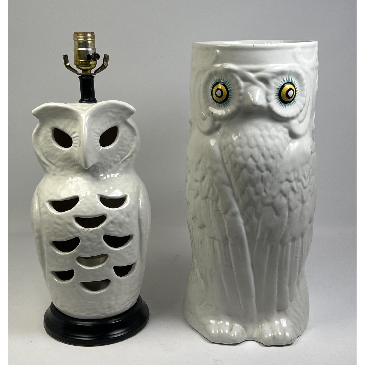 Figural Owl Modern Pottery. Owl