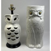 Figural Owl Modern Pottery. Ow