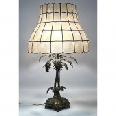 Figural Palm Tree Table Lamp.