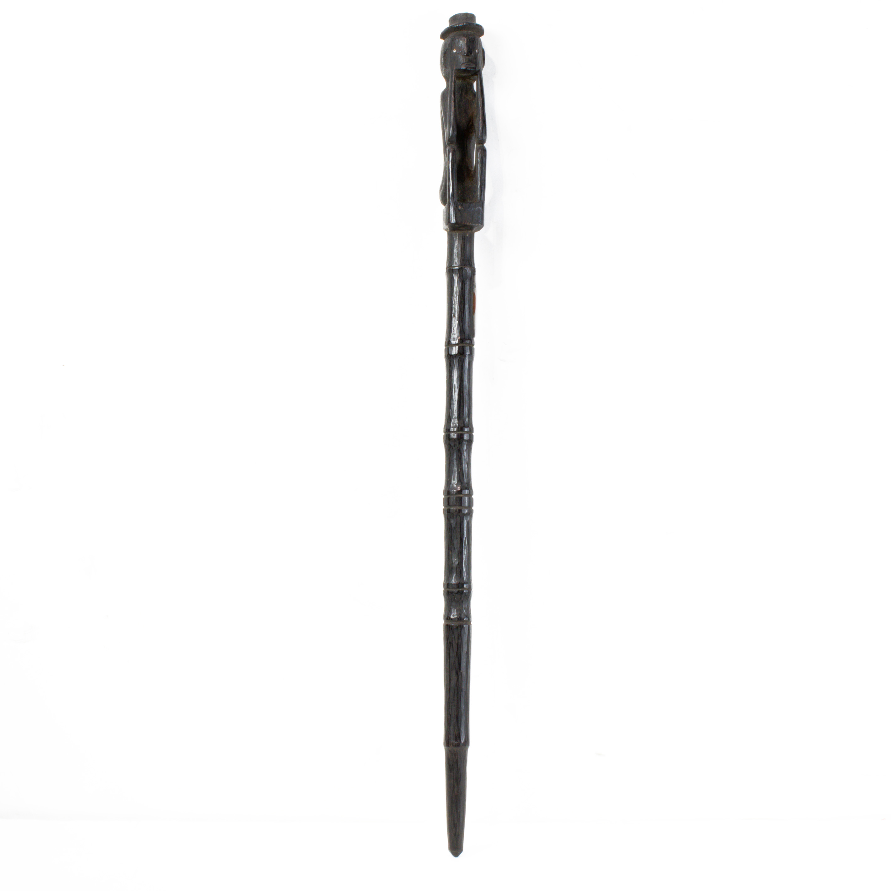 FIGURAL PIG-TRAP STICK ("TUN TUN"),