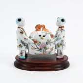 FIGURAL PORCELAIN POTPOURRI BO
