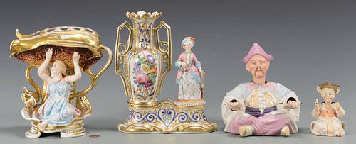 FIGURAL PORCELAINS AND NODDERS, 4